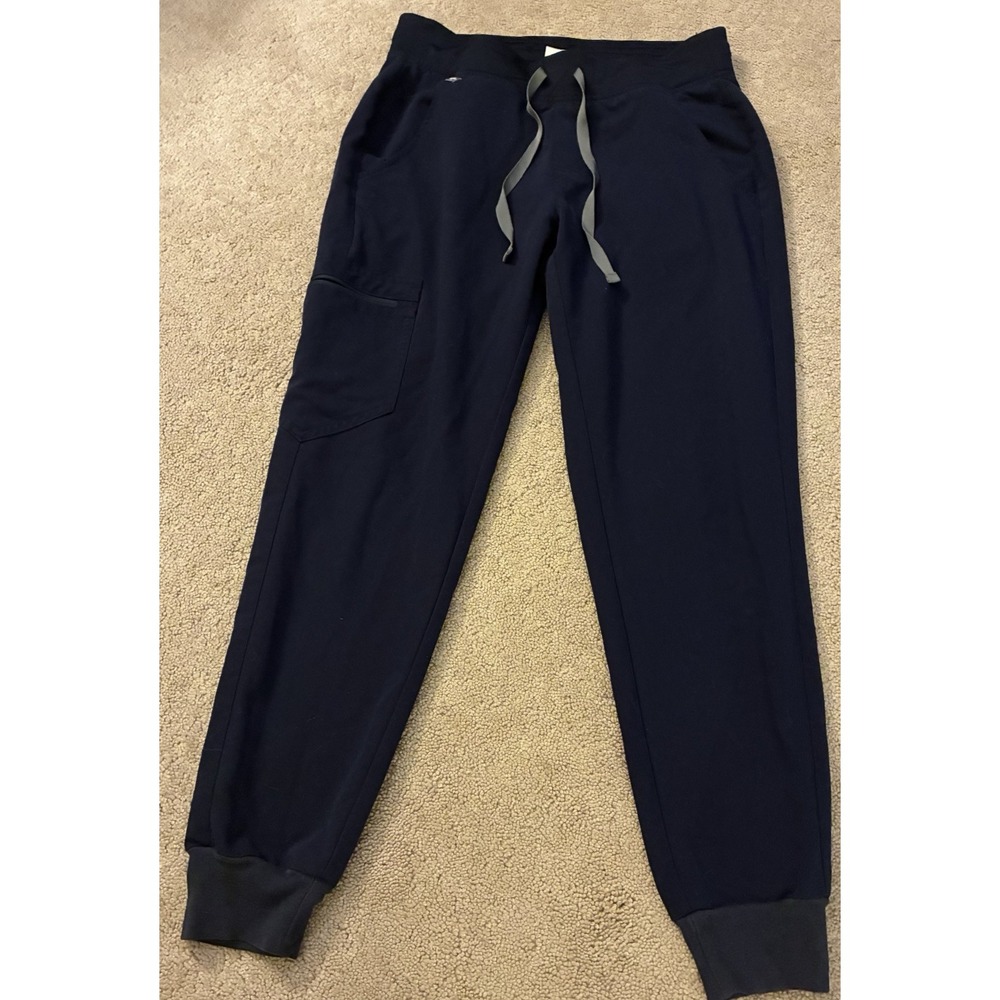 Figs Womens Zamora Cargo Jogger Pants XS/P Technical Collection W18SW2005T Navy